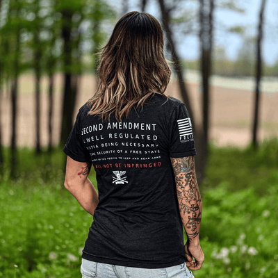 Women's Shall Not Be Infringed 2A Boyfriend Fit T-Shirt